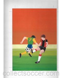 1982 World Cup Matchbox original artwork
