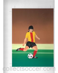 1982 World Cup match box label original artwork