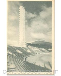 1952 15th Olympic Games in Helsinki, Finland postcard, featuring the Olympic Stadium