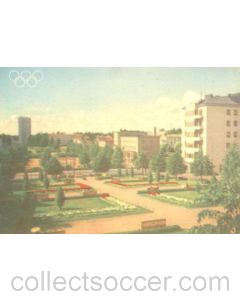 1952 15th Olympic Games in Helsinki, Finland colour postcard, featuring The Park of the Children's Castle
