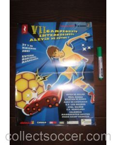 Youth Tournament with Manchester United poster 27-28/12/2002 Canal+