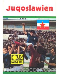 1974 World Cup Yugoslavian Media Guide - In German