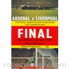 1971 FA Cup Final Programme Arsenal v Liverpool