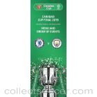 2019 Carabao Cup Final Rare Menu and Order of Events