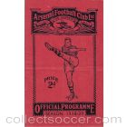 1939 Arsenal v Chelsea Football Programme