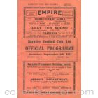 Barnsley v Stockport County official programme 04/09/1937