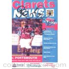 Burnley v Portsmouth official programme 22/04/1995 multi-signed