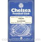 Chelsea v Blackpool official programme 30/03/1959