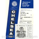 Chelsea v Munich official programme 29/03/1966