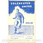 Colchester United v Sothampton official programme 16/01/1960