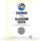 Cosmos v Glasgow Celtic official programme 12/07/1981