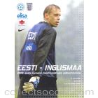 2007 Estonia v England official programme Estonian produced in Estonian 06/06/2007