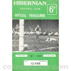Hibernian v Clyde official programme 01/02/1969