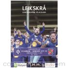 Stjarnan v Bangor City Football Programme for this Europa Cup tie played in Iceland on the 3rd July 2014.