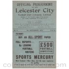1933 Leicester City v Tottenham Hotspur Official Programme