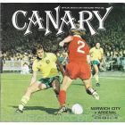 Norwich City v Arsenal Football Programme for the match played on the 9th December 1978.