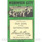 Norwich City official handbook 1949-1950