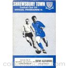 Shrewsbury Town v Crewe Alexandra official programme 24/08/1968 League