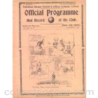 Tottenham Hotspur v Burnley official programme 27/12/1938