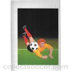 World Cup 1982 Original Artwork for Match Box Labels. No 3 of 10. Gouache on Board.  