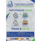 2018 UEFA Youth League Final Badge Flyer - Chelsea v Porto - Manchester City v Barcelona