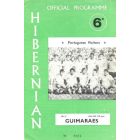 Hibernian v Guimaraes official programme 14/10/1970