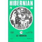 Hibernian v St. Mirren official programme 19/01/1980 Scottish Premier League