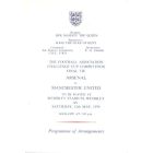 1979 FA Cup Final programme of arrangements Royal Box
