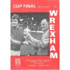 Wrexham v Bangor official programme 09/05/1978 FA of Wales Cup Final