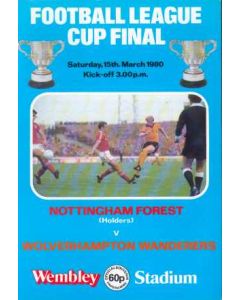 1980 League Cup Final Programme