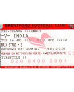 Brentford V India Ticket