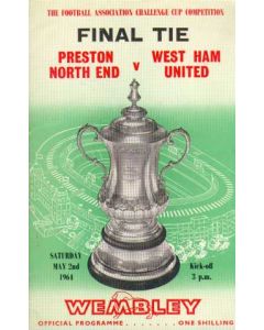 1964 FA Cup Final Programme