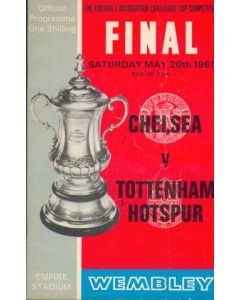 1967 FA Cup Final Programme Chelsea v Tottenham Hotspur