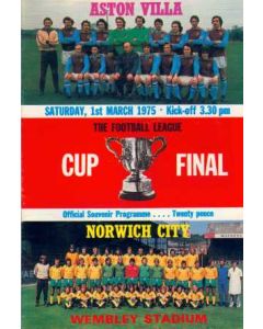 1975 League Cup Final Programme