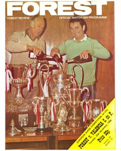 1979 Super Cup Final Football programme