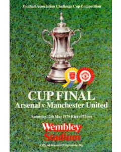1979 FA Cup Final Programme Arsenal v Manchester United
