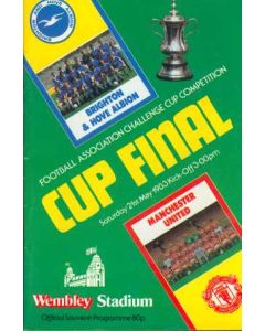 1983 FA Cup Final Programme 21/05/1983