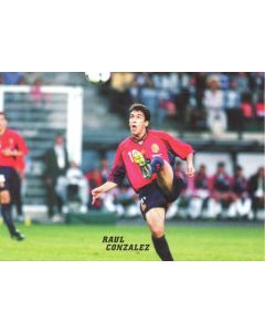 1998 World Cup in France Raul Gonzalez postcard