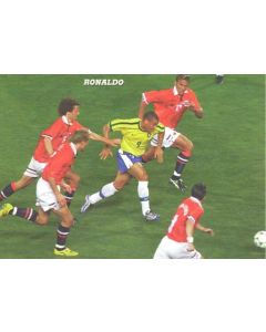 1998 World Cup in France Ronaldo postcard