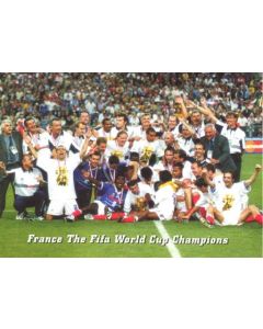 1998 World Cup in France France The World Cup Champions postcard