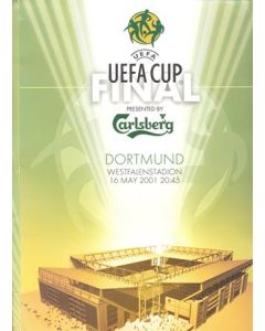 2001 UEFA Cup Press Pack Liverpool V Alaves, with update