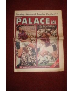 Evening Standard London Football No:9 - Crystal Palace newspaper of 24/10/1970