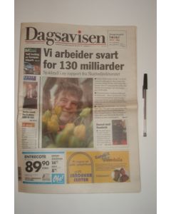 Dagsavisen newspaper of 18/03/1999, covering Tromso v Chelsea and Gianluca Vially