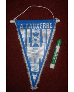 Auxerre, France Pennant once property of the football referee Neil Midgley