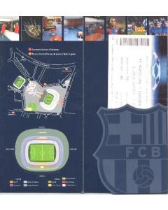 Barcelona v Chelsea VIP ticket in wallet 31/10/2006