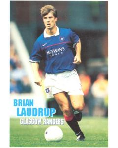 Glasgow Rangers - Brian Laudrup colour card