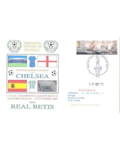 Chelsea v Real Betis First Day Cover 19/10/2005