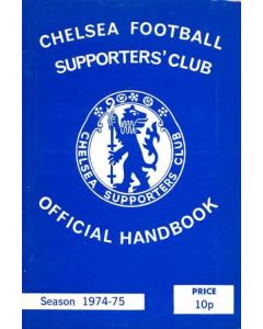 1974-1975 Chelsea Official Handbook of the Supporters' Club