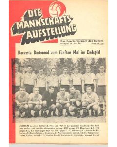 1963 Cologne v Borussia Dortmund official programme 29/06/1963