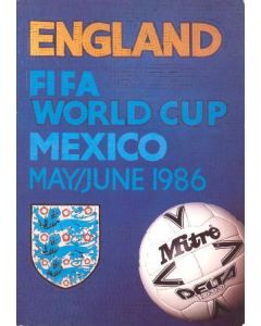 1986 World Cup England Brochure